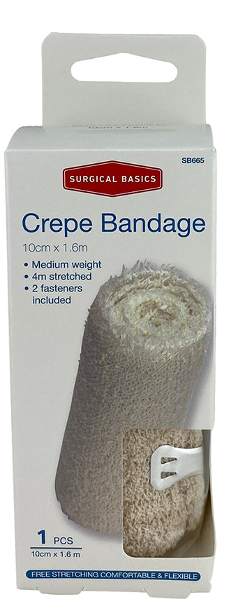 Surgical Basics Crepe Bandage (10cm X 1.6m)