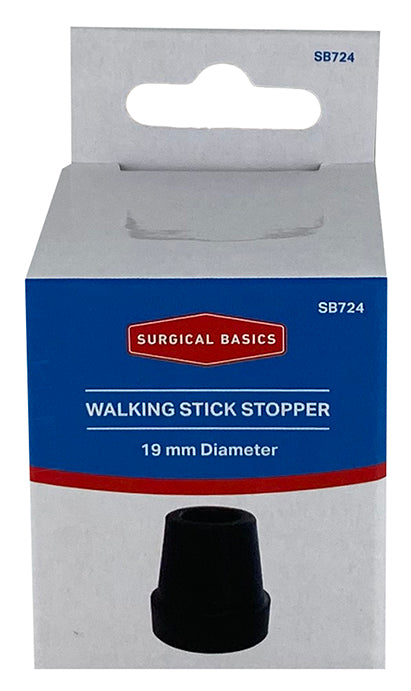 Surgical Basics Walking Stick Stopper Black 19mm