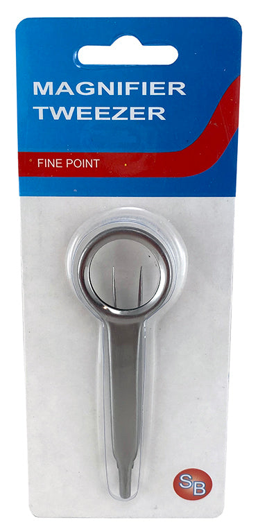 Surgical Basics Tweezer With Magnifier