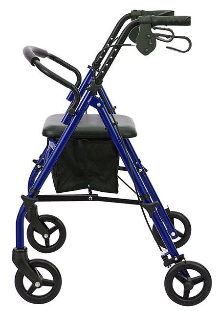 Surgical Basics Rollator With Hand Brakes Blue (max 159kg)