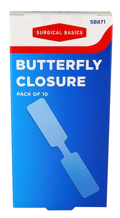 Surgical Basics Butterfly Closure 10 Per Pack