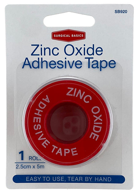 Surgical Basics Zinc Oxide Tape (2.5cm X 5m)