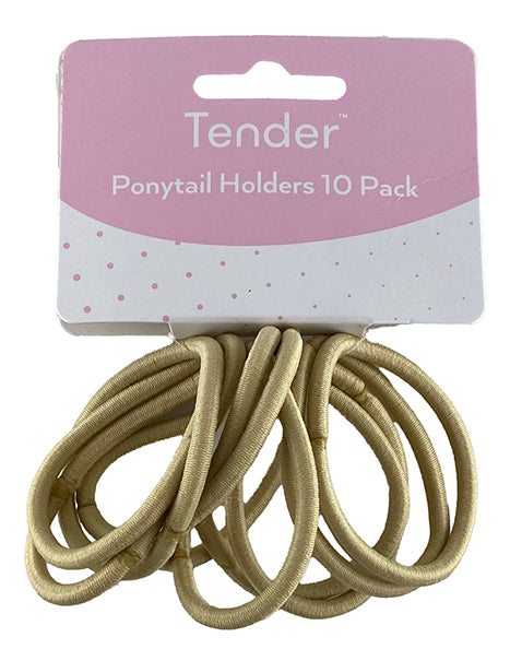 Hair Elastic Thick Blonde Card 10