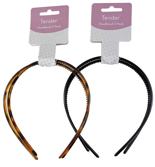 Headband Black &amp; Shell pk2