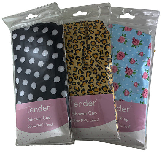 Shower Cap Dolly Plastic Lined 52.5cm