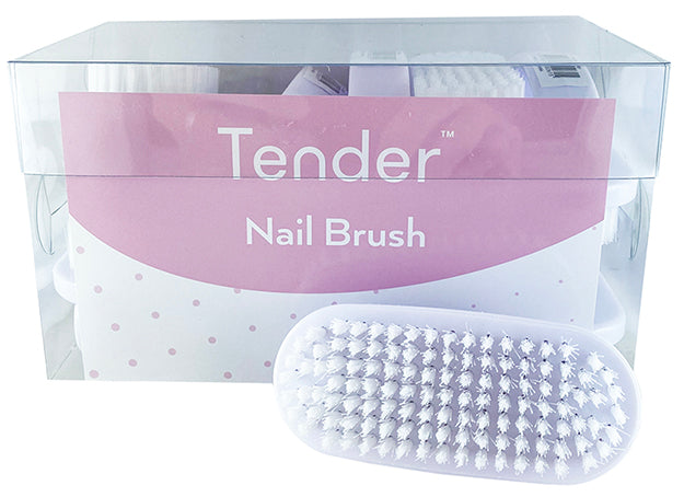 Tender Plastic Nail Brush Pack 12