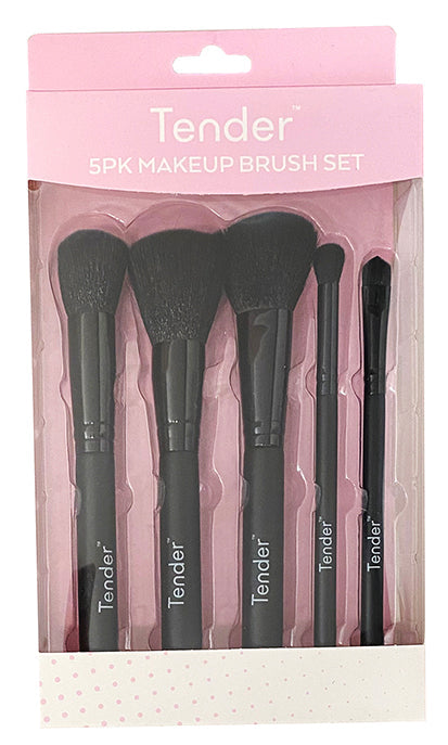 3P Tender Deluxe 5 Brush Makeup Set