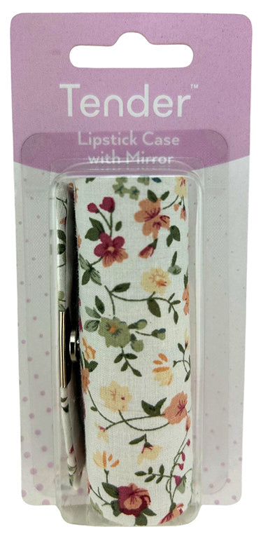 3P Lipstick Case With Mirror 4 Asst