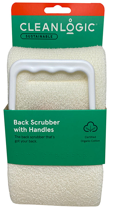 Sustainable Back Scrubber With Handles