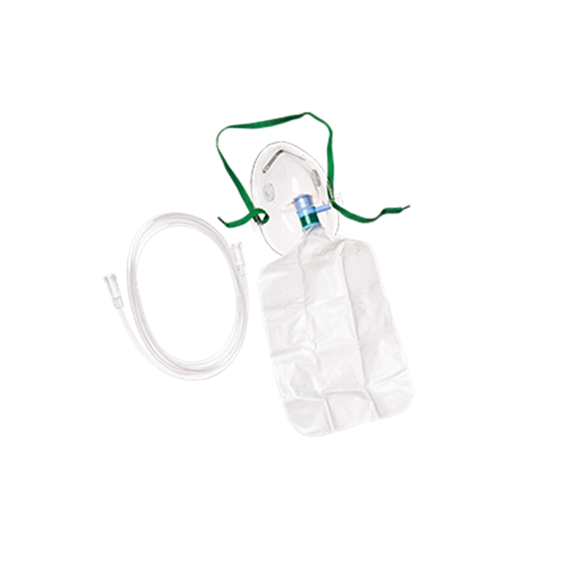 Oxygen Mask with Reservoir Bag - Non-Rebreathing - Elongated Shape