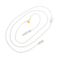 Minimum Volume Extension Set with Injection Site Female Luer Lock to Male Luer Lock and Rotating Collar (RC)