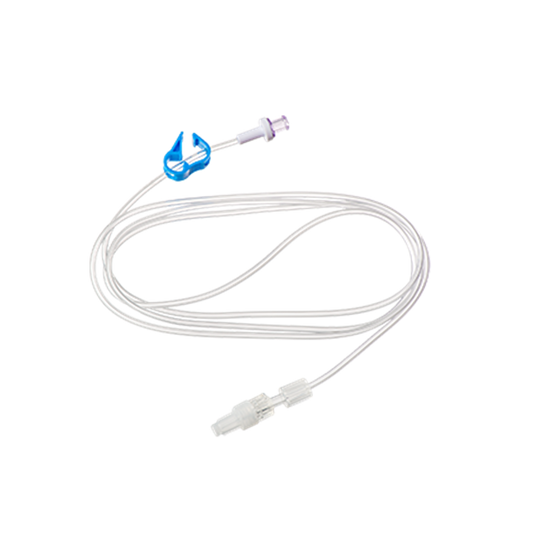 Minimum Volume Extension Set with Anti-Siphon Valve