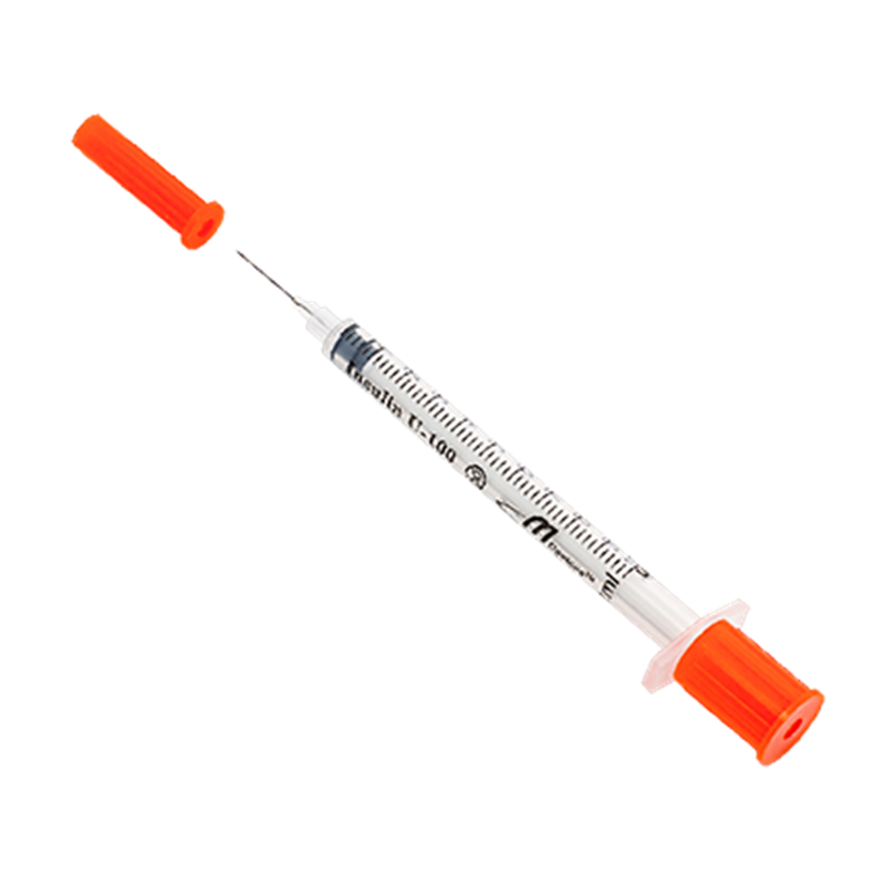 Insulin Syringe with Standard Fixed Needle