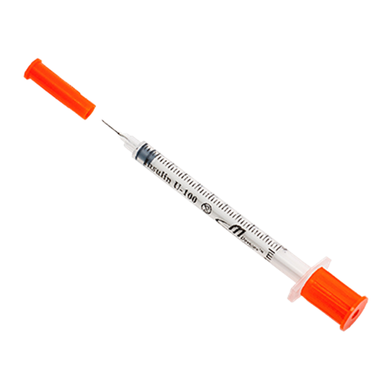 Insulin Syringe with Standard Fixed Needle