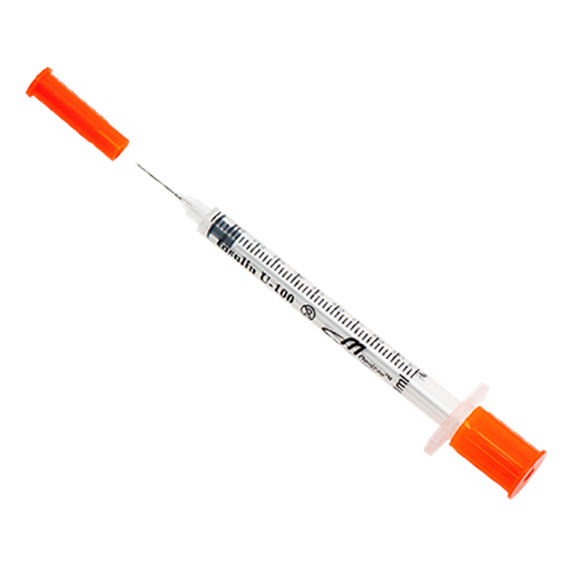 Insulin Syringe with Standard Fixed Needle