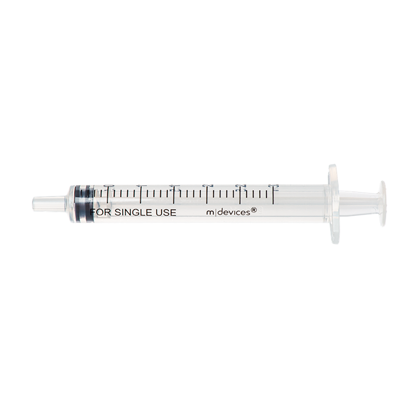 Luer Slip Syringe without Needle - Concentric nozzle, 3mL