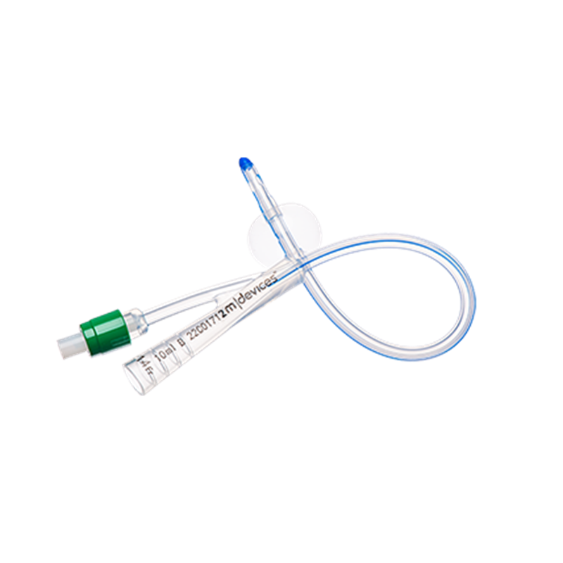  2-Way Foley Catheter, Standard Tip, 23cm with 10mL Balloon (Female),  14Fr (Green)