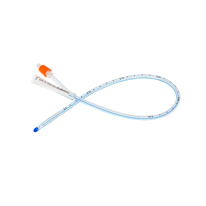 2-Way Foley Catheter, Standard Tip, 45cm with 10mL Balloon,  16Fr (Orange)