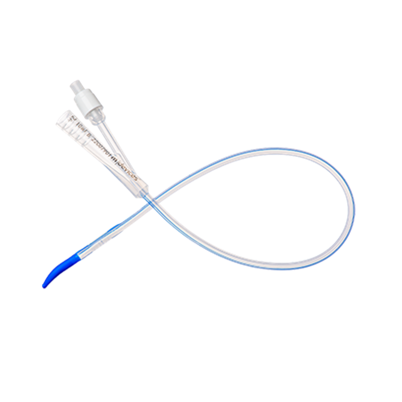 2-Way Foley Catheter, Tiemann Tip, 41cm with 10mL Balloon,  12Fr (White)