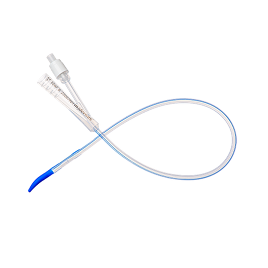 2-Way Foley Catheter, Tiemann Tip, 41cm with 10mL Balloon,  12Fr (White)