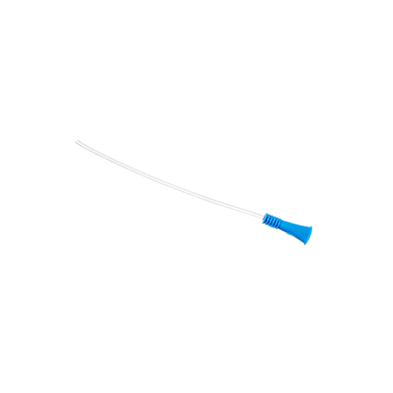 Hydrophilic Coated Nelaton Catheter, 18cm (Female), 8Fr (Light Blue)