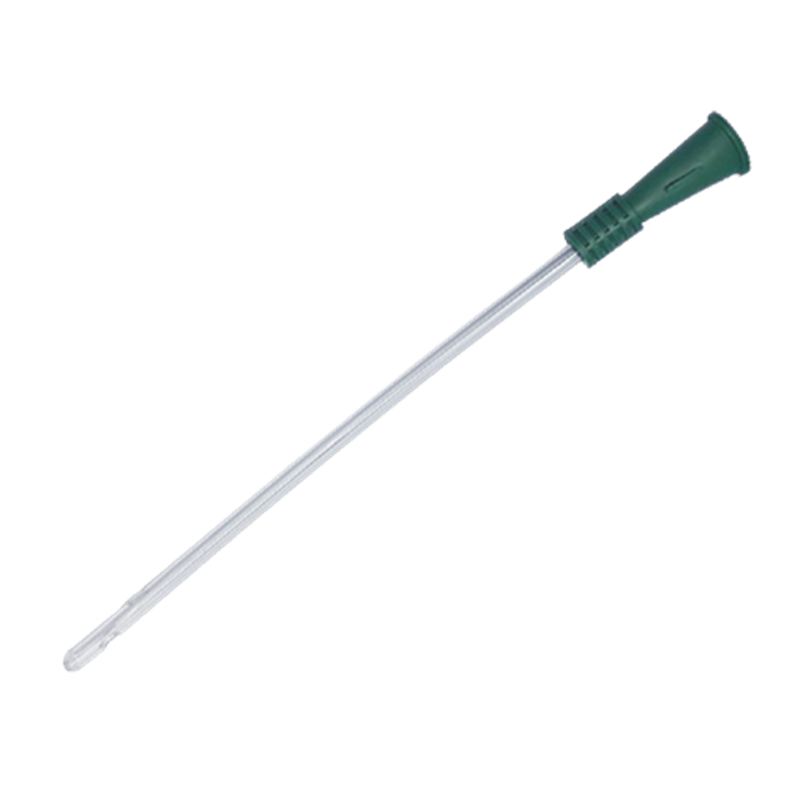 Hydrophilic Coated Nelaton Catheter, 18cm (Female), 14Fr (Green)