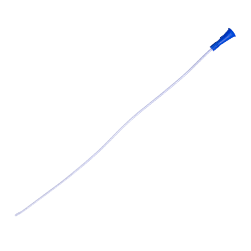 Hydrophilic Coated Nelaton Catheter, 40cm (Male), 8Fr (Light Blue)