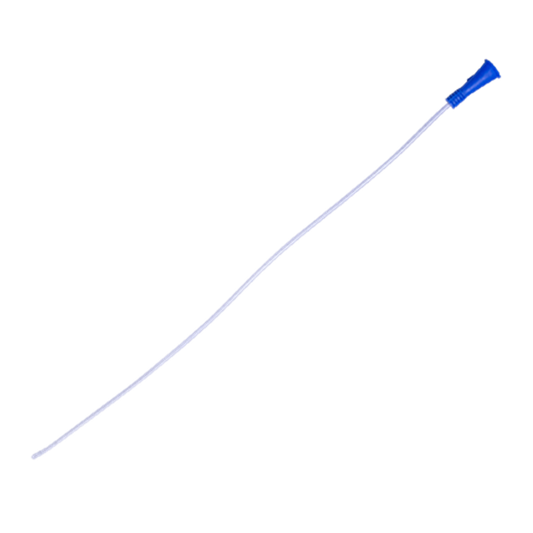 Hydrophilic Coated Nelaton Catheter, 40cm (Male), 8Fr (Light Blue)